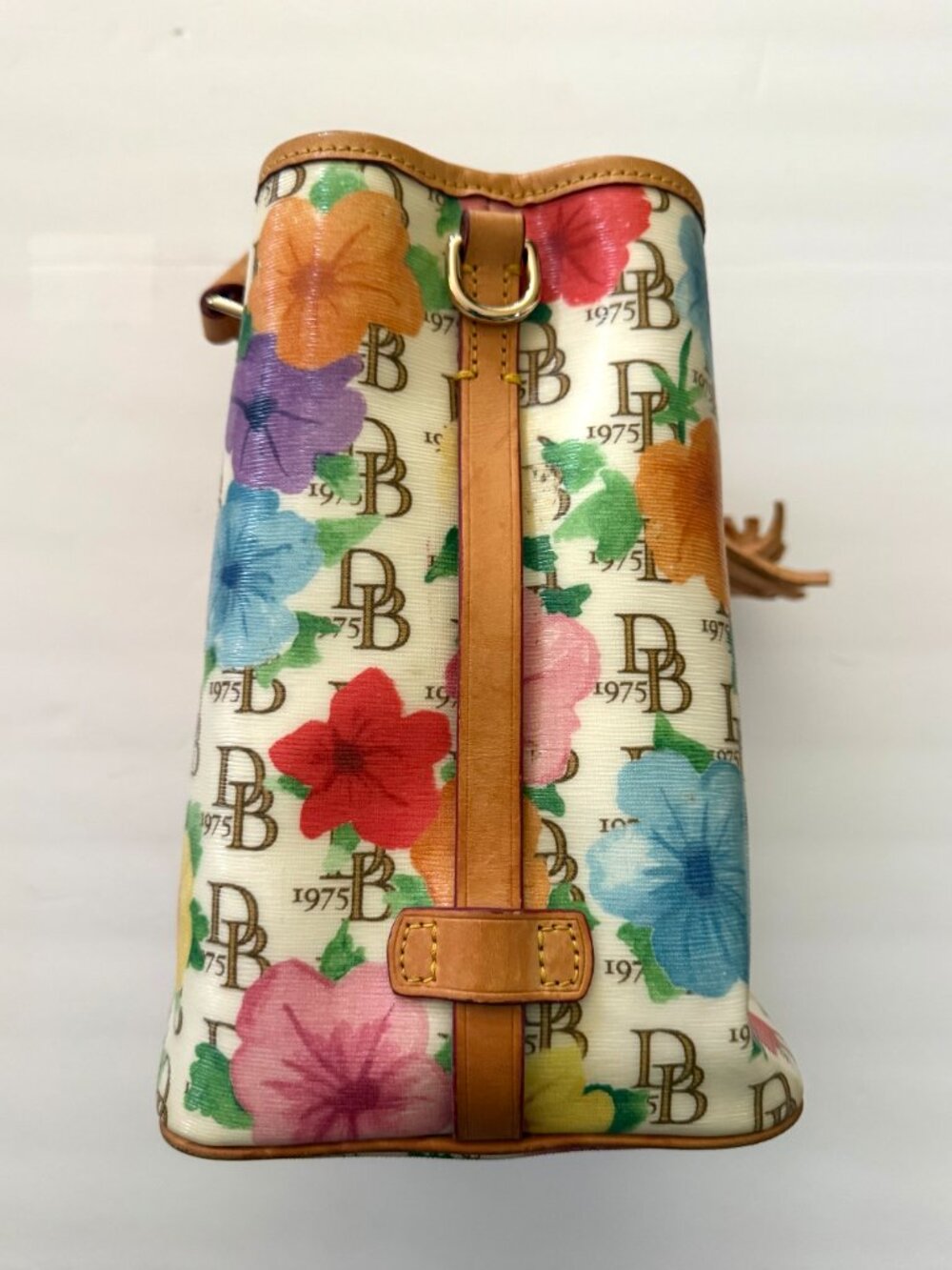 Dooney & Bourke Hibiscu Floral Janine 1975 Bag - Picture 6 of 8